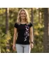 Damen-T-Shirt ALTISPORT ALW175122 SCHWARZ ROSA