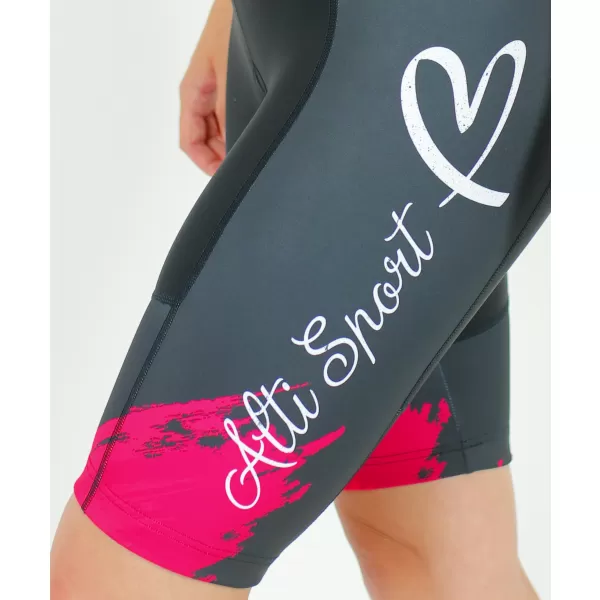  Premium-Radshorts für Damen ALTISPORT SWE/ALW01S14 ROT 