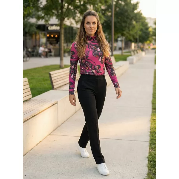  Rollkragenpullover für Damen KIXMI RINA ROSA 