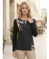 Damen-T-Shirt KIXMI RENANA SCHWARZ