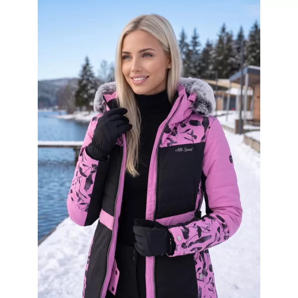  Winterjacke für Damen ALTISPORT BIANCA LILA 