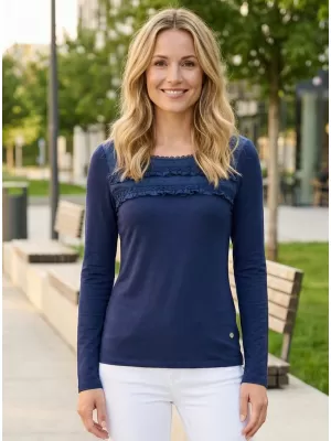 Damen-T-Shirt KIXMI RACHEL DUNKELBLAU