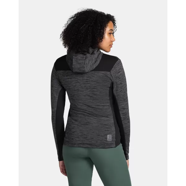  Fleece-Sweatshirt für Damen KILPI SEVELEN-W TL0203KI SCHWARZ 