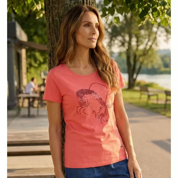  Damen-T-Shirt KIXMI ROCCA KORALLE 