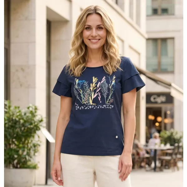  Damen-T-Shirt KIXMI RIANNA DUNKELBLAU 