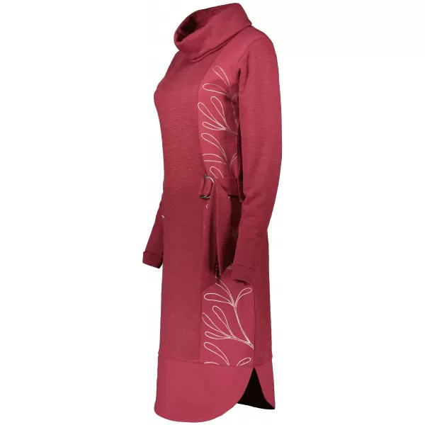  Sweatshirt-Kleid für Damen KIXMI RENIE BURGUND 