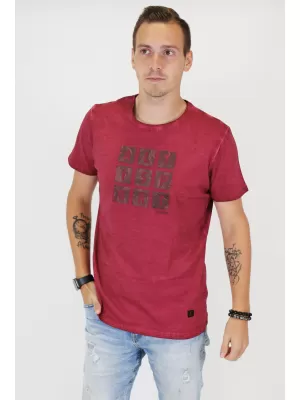 Herren-T-Shirt ALTISPORT BARRY BURGUND