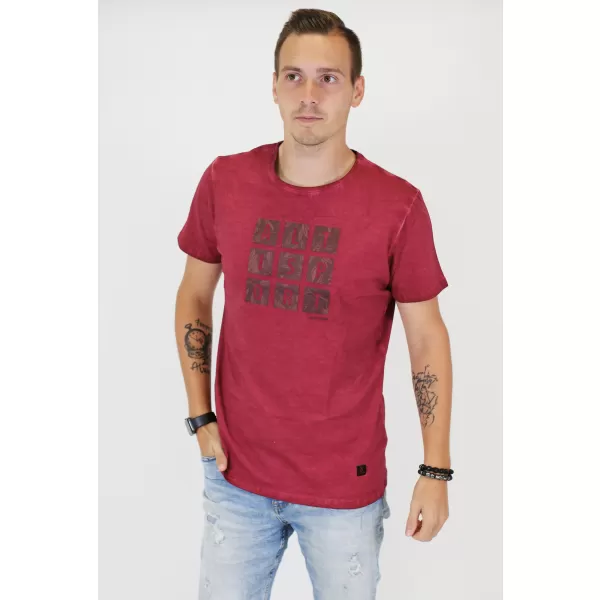  Herren-T-Shirt ALTISPORT BARRY BURGUND 