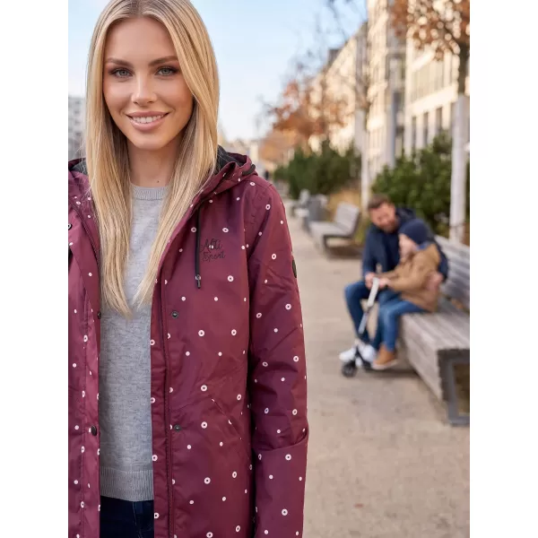 Herbstjacke für Damen ALTISPORT OWEDA LJCB628 BURGUND 