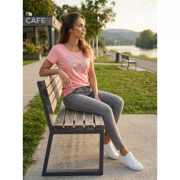  Damen-T-Shirt KIXMI ROSIE HELL-PINK 