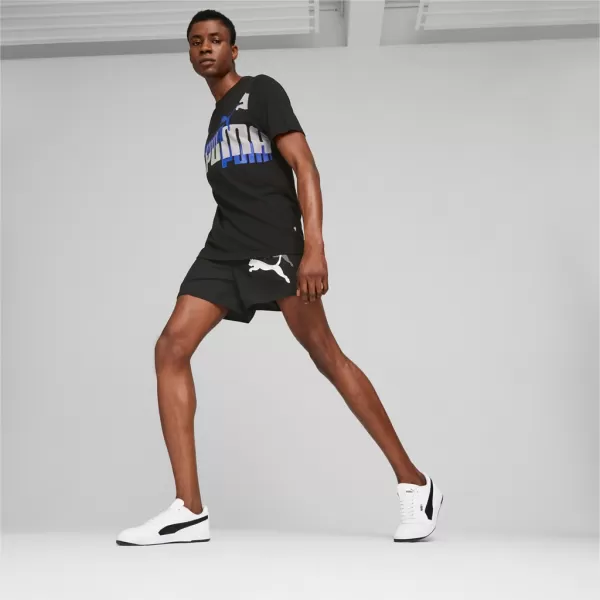  Herrenshorts PUMA ESS+ LOGO POWER CAT WOVEN SHORTS 5 673382-01 SCHWARZ 