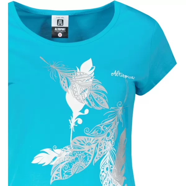  Damen-T-Shirt ALTISPORT ALW178122 TÜRKIS 