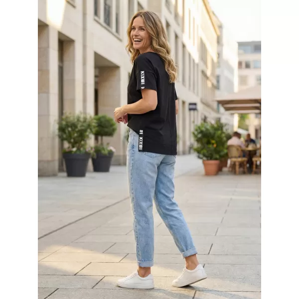  Damen-T-Shirt KIXMI RANYA SCHWARZ 
