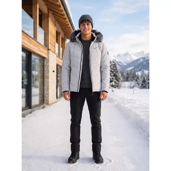  Herren-Winterjacke ALTISPORT BALDER HELLGRAU 
