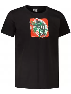 Herren-T-Shirt ALTISPORT ALM183129 SCHWARZ UND ROT