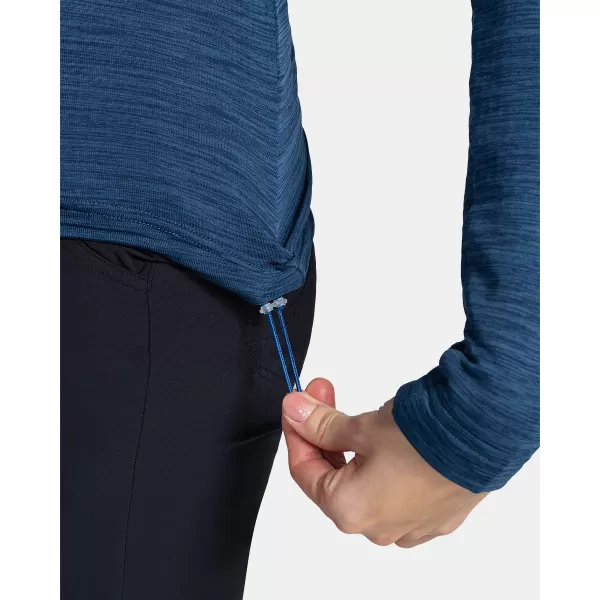  Fleece-Sweatshirt für Damen KILPI SEVELEN-W TL0203KI DUNKELBLAU 