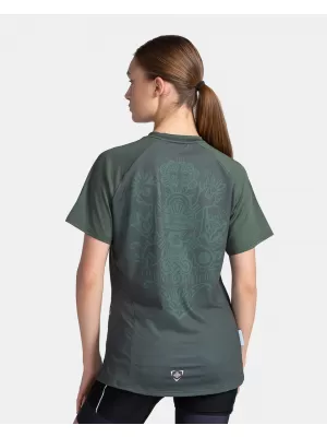 Damen-Radtrikot KILPI REMIDO-W TL0355KI DUNKELGRÜN