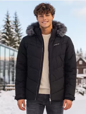Herren-Winterjacke ALTISPORT BALDER SCHWARZ