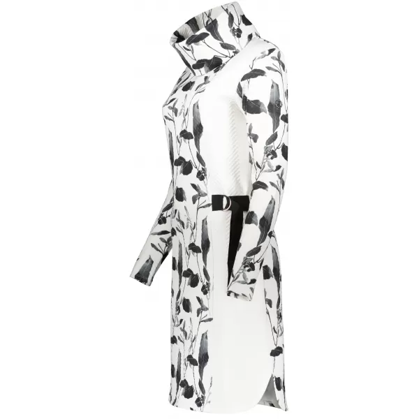  Sweatshirt-Kleid für Damen ALTISPORT BESSIE WEIß 