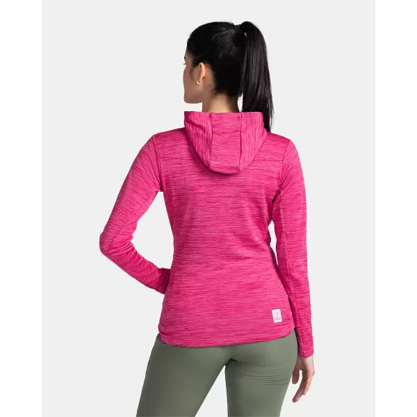  Fleece-Sweatshirt für Damen KILPI SEVELEN-W TL0203KI ROSA 