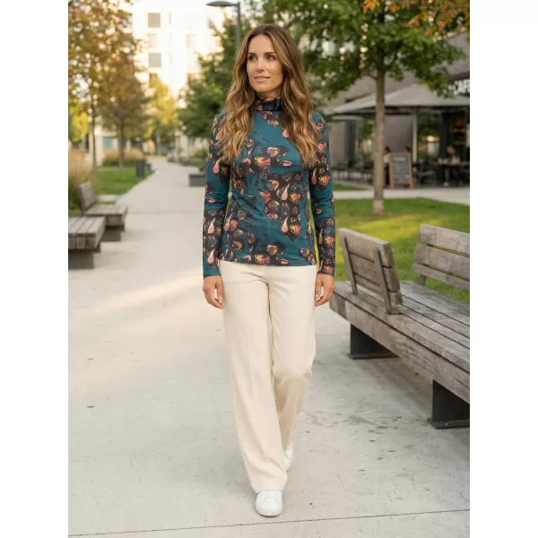  Rollkragenpullover für Damen KIXMI RINA KEROSIN 