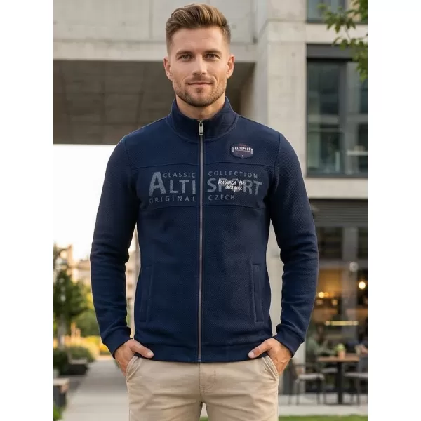  Herren-Sweatshirt ALTISPORT BLAKE DUNKELBLAU 