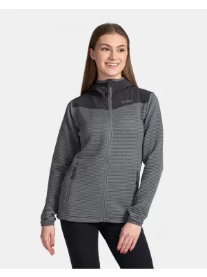 Fleece-Sweatshirt für Damen KILPI TANALI-W TL0202KI DUNKELGRAU