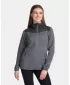 Fleece-Sweatshirt für Damen KILPI TANALI-W TL0202KI DUNKELGRAU