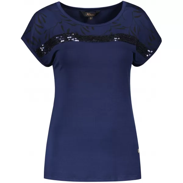  Damen-T-Shirt KIXMI ROSELLA DUNKELBLAU 