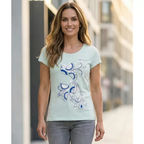  Damen-T-Shirt ALTISPORT ALW179122 FROSTBLAU 