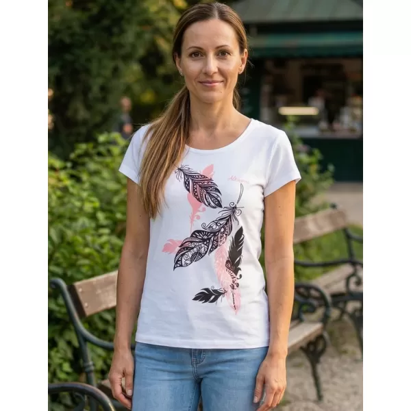  Damen-T-Shirt ALTISPORT ALW178122 WEIß 