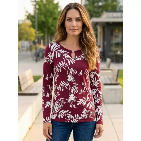  Damen-T-Shirt KIXMI ROAN BURGUND 