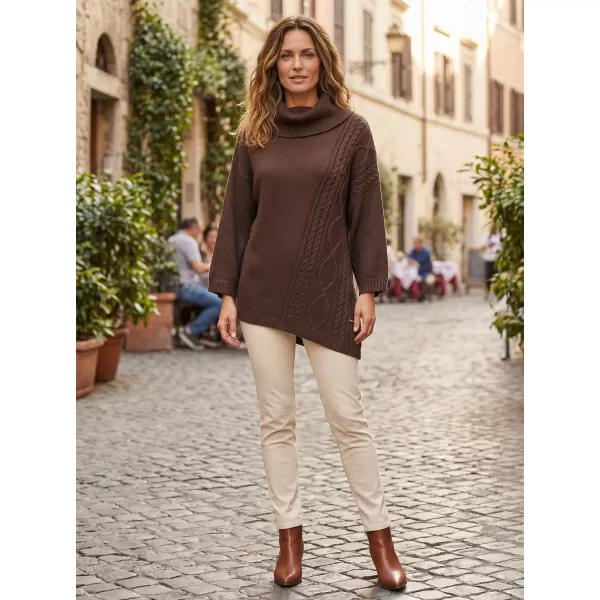  Damenpullover KIXMI ROSLIN BRAUN 