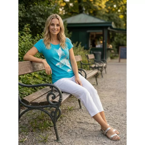  Damen-T-Shirt ALTISPORT ALW178122 TÜRKIS 