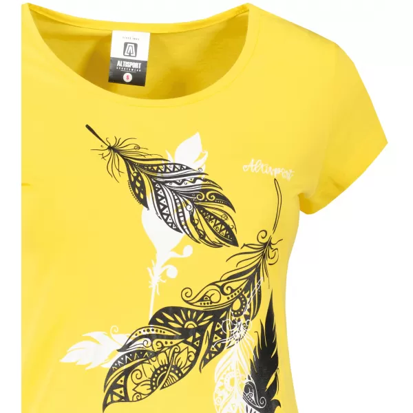  Damen-T-Shirt ALTISPORT ALW178122 ZITRONE 