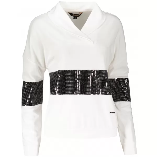  Damen-Sweatshirt KIXMI RANDY WEIß 