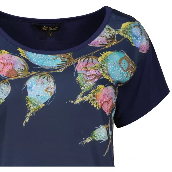  Damen-T-Shirt ALTISPORT BAILA DUNKELBLAU 