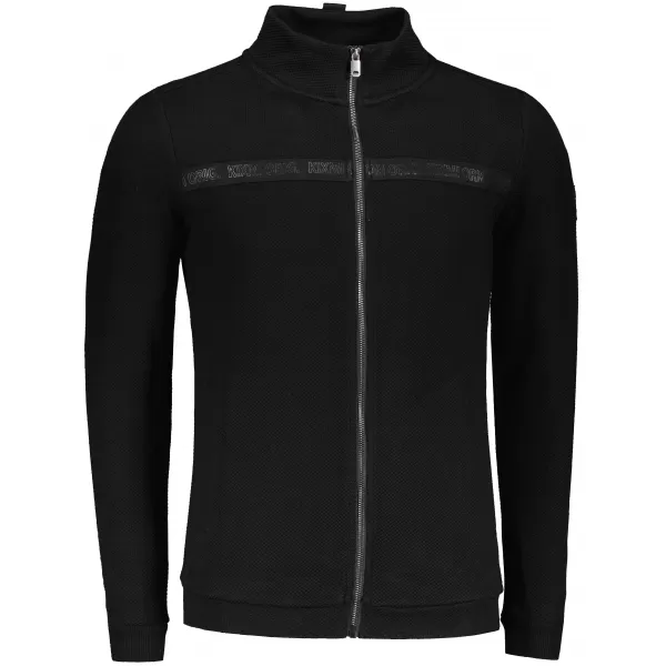  Herren-Sweatshirt KIXMI REUBEN SCHWARZ 