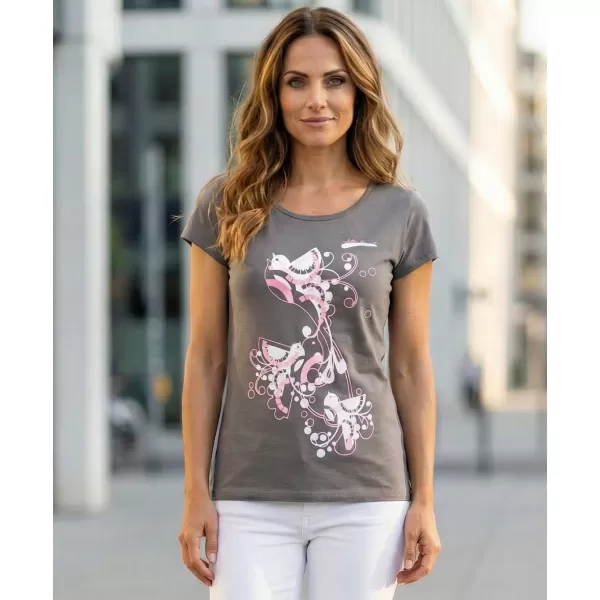  Damen-T-Shirt ALTISPORT ALW179122 STAHLGRAU 