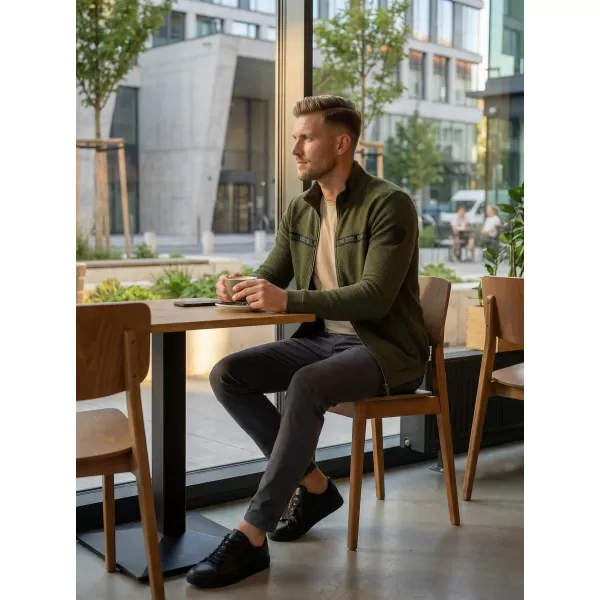  Herren-Sweatshirt KIXMI REUBEN MILITÄR 