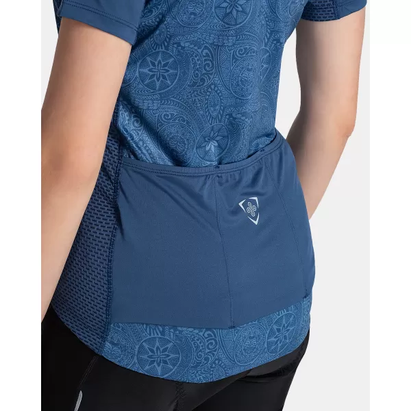  Damen-Radtrikot KILPI MOATE-W TL0354KI DUNKELBLAU 