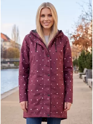 Herbstjacke für Damen ALTISPORT OWEDA LJCB628 BURGUND