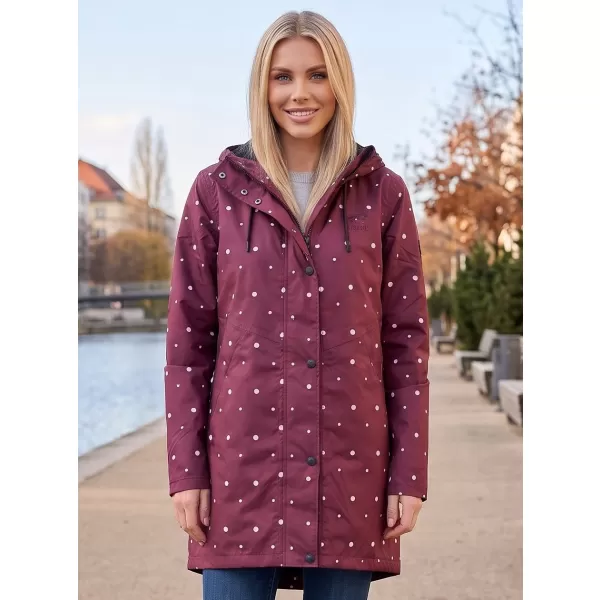  Herbstjacke für Damen ALTISPORT OWEDA LJCB628 BURGUND 
