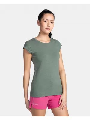 Damen-T-Shirt KILPI PROMO-W TL0366KI DUNKELGRÜN