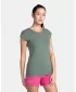 Damen-T-Shirt KILPI PROMO-W TL0366KI DUNKELGRÜN