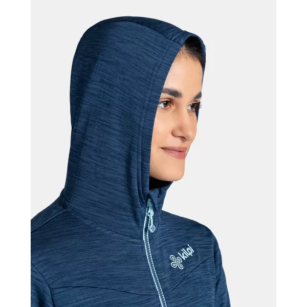  Fleece-Sweatshirt für Damen KILPI SEVELEN-W TL0203KI DUNKELBLAU 