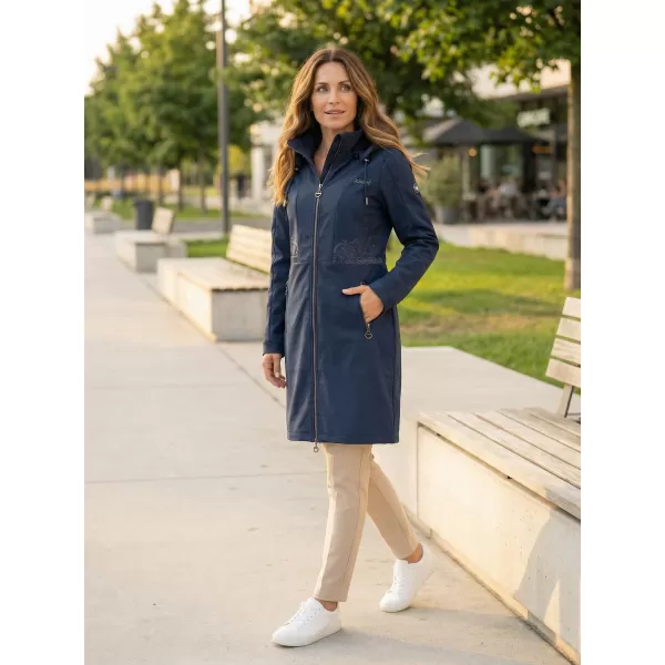  Softshell-Mantel für Damen KIXMI RITA DUNKELBLAU 