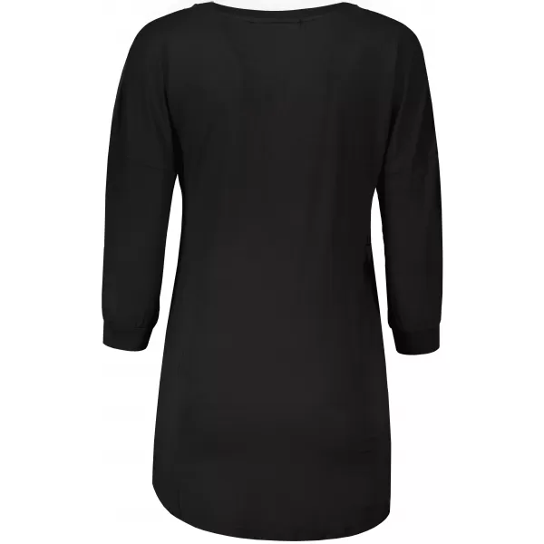  Damen-T-Shirt ALTISPORT BLANCH SCHWARZ 