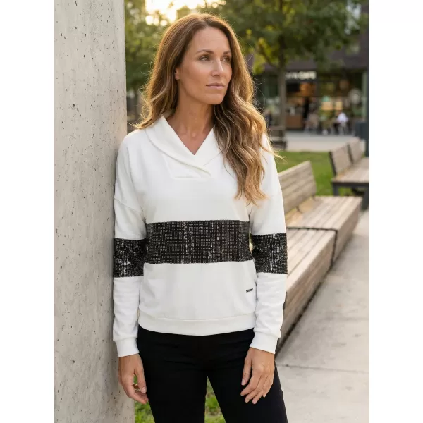  Damen-Sweatshirt KIXMI RANDY WEIß 