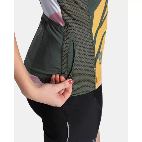  Damen-Radtrikot KILPI RITAEL-W TL0352KI DUNKELGRÜN 